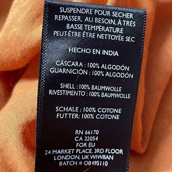 Ecoté Urban Outfitters Halter Top Mini Dress Open Back Magenta Orange Women’s 6 - Picture 16 of 16